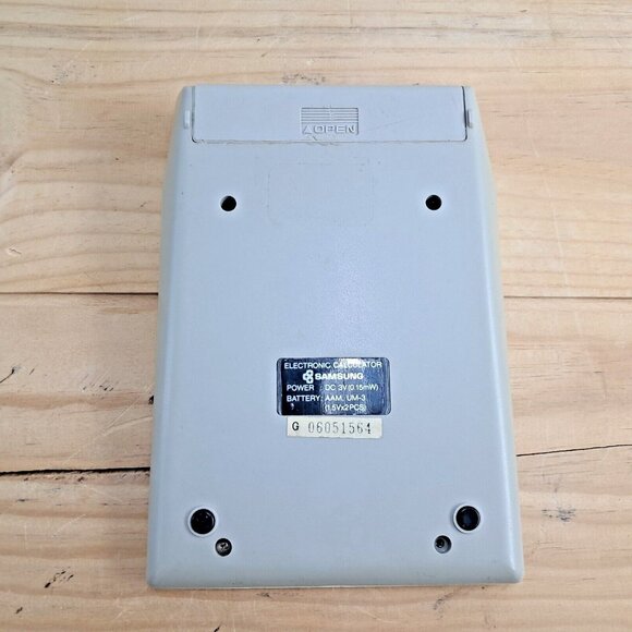 Samsung Electronic Calculator Secal CL-1224 12 Digit-LCD Display-1980's-RARE-HTF - Picture 7 of 11